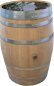 Preview: Holzfass 225 Liter abgeschliffen , Wasserfass - Regentonne